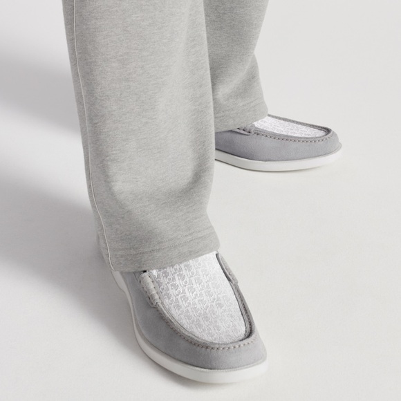 Dior Granville Loafer in Dior Gray Suede and Dior Oblique Jacquard 42/9 main image 8